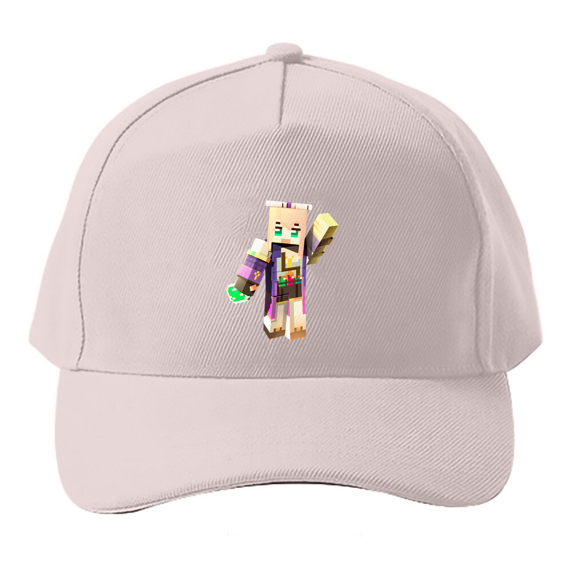 （画像用） マインクラフト ブロックの世界 Minecraft MC Block world ベースボールキャップ 綿100％ 男女兼用 帽子 スポーツ